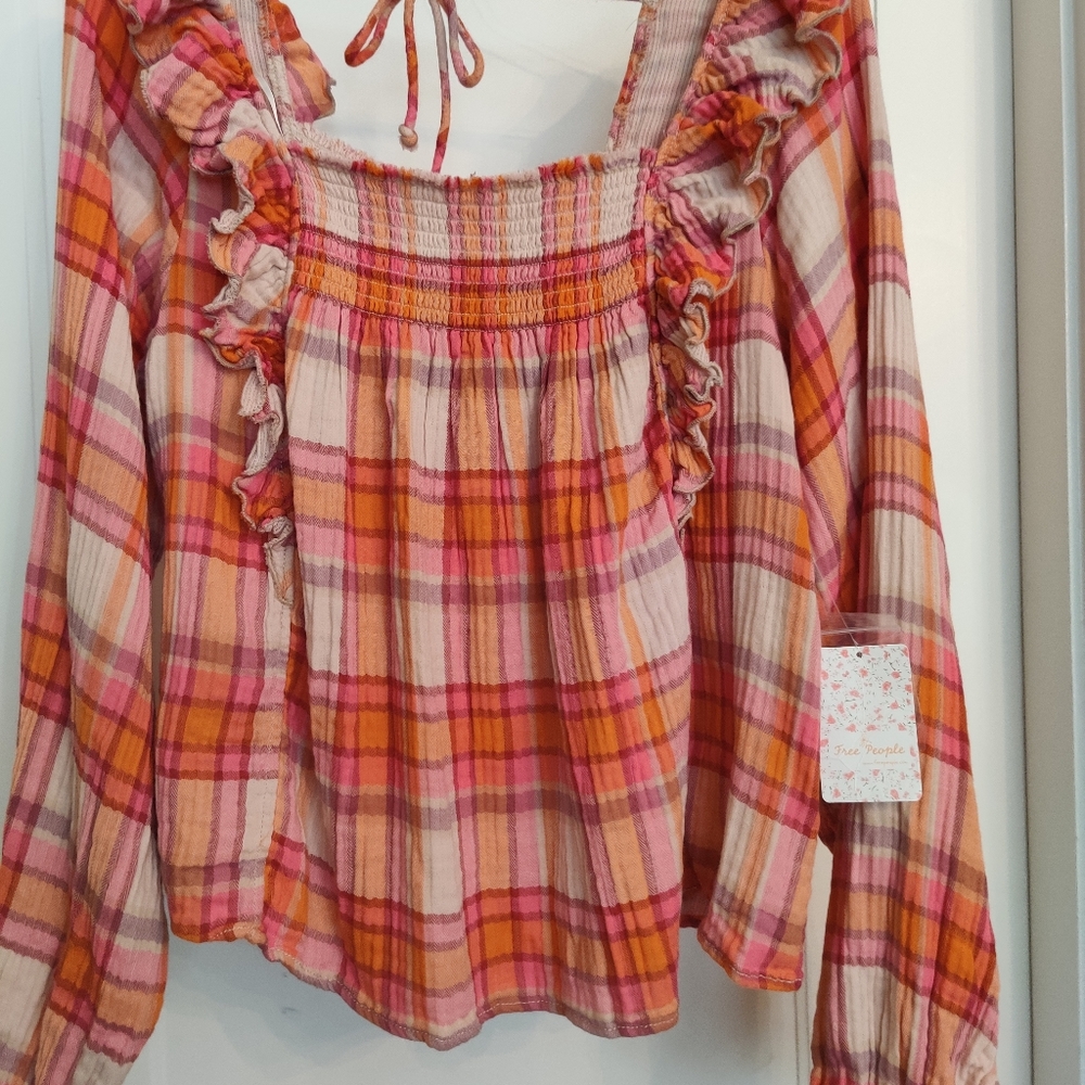 SOLD......Small Free People flannel - Picture 6 of 8